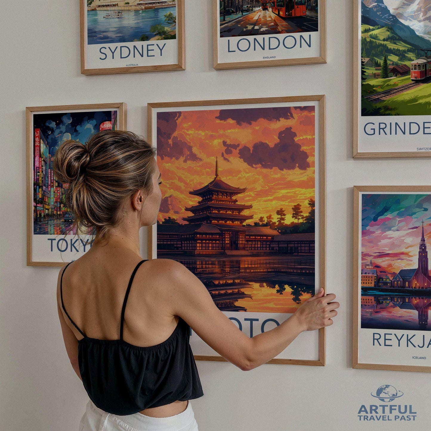 Kyoto Temple Poster | Japan Wall Art | Asia Decor