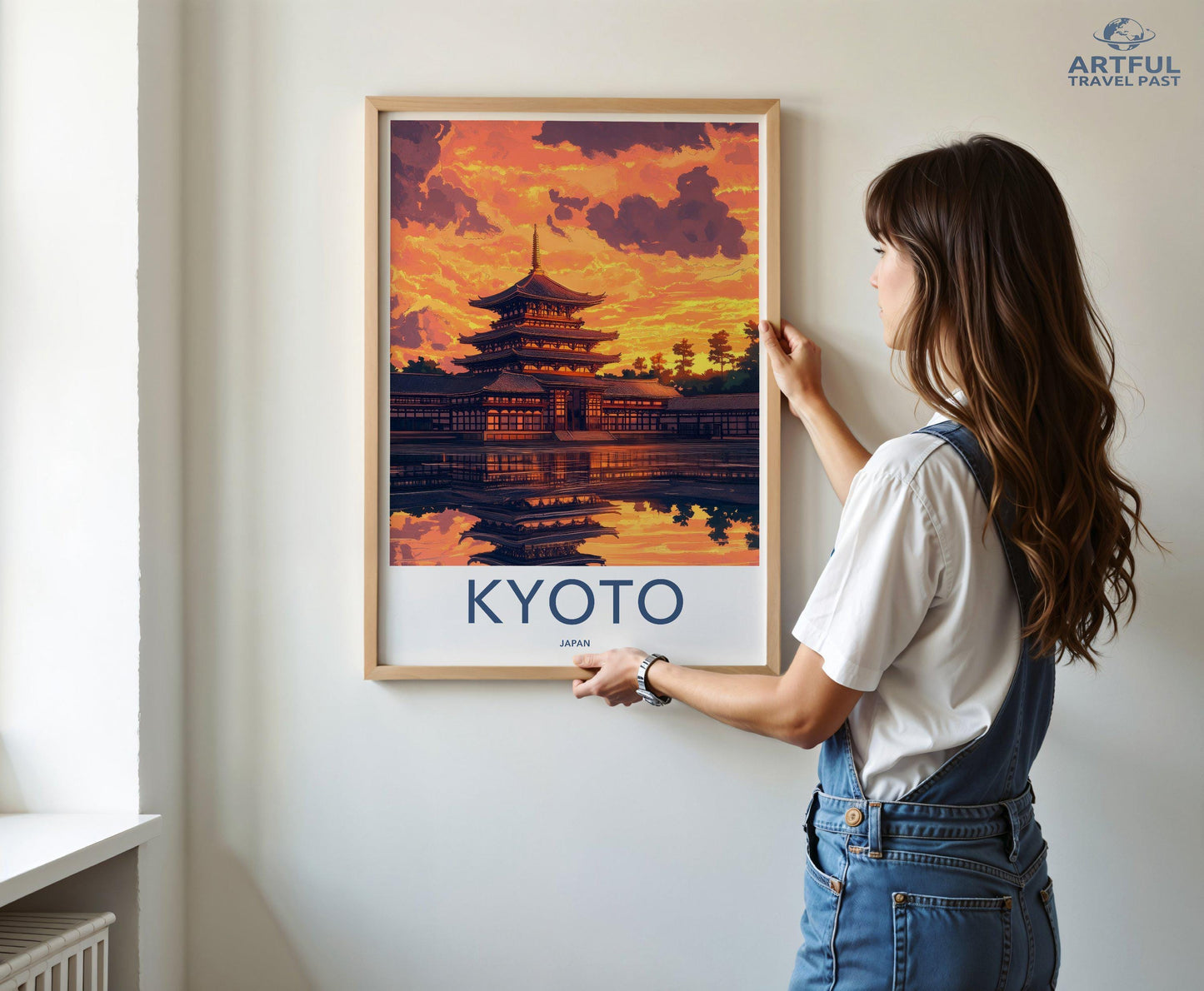 Kyoto Temple Poster | Japan Wall Art | Asia Decor