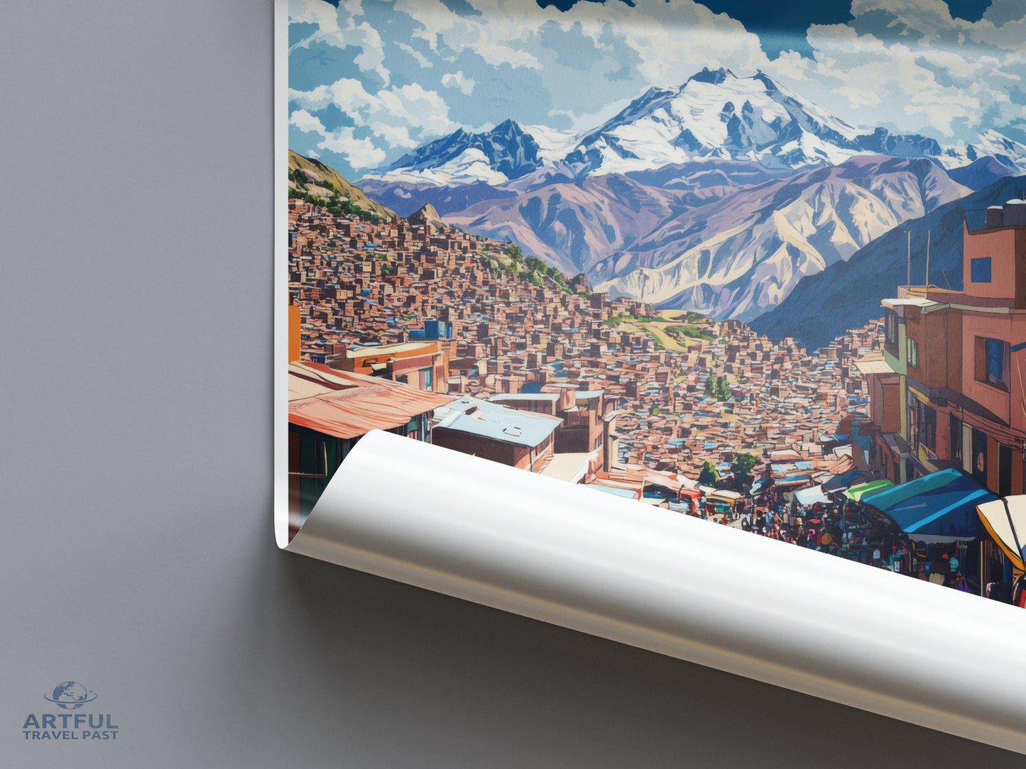 La Paz Poster - Bolivia Wall Art