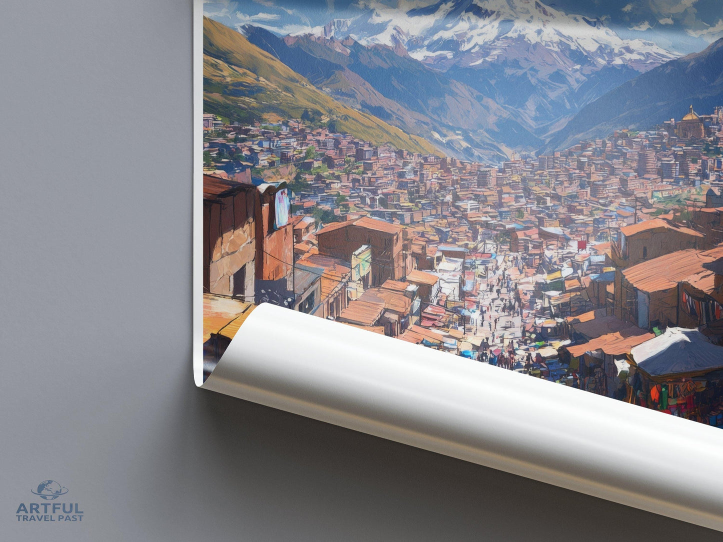 La Paz Poster - Bolivia Wall Art