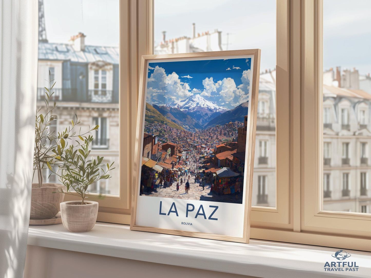 La Paz Poster - Bolivia Wall Art