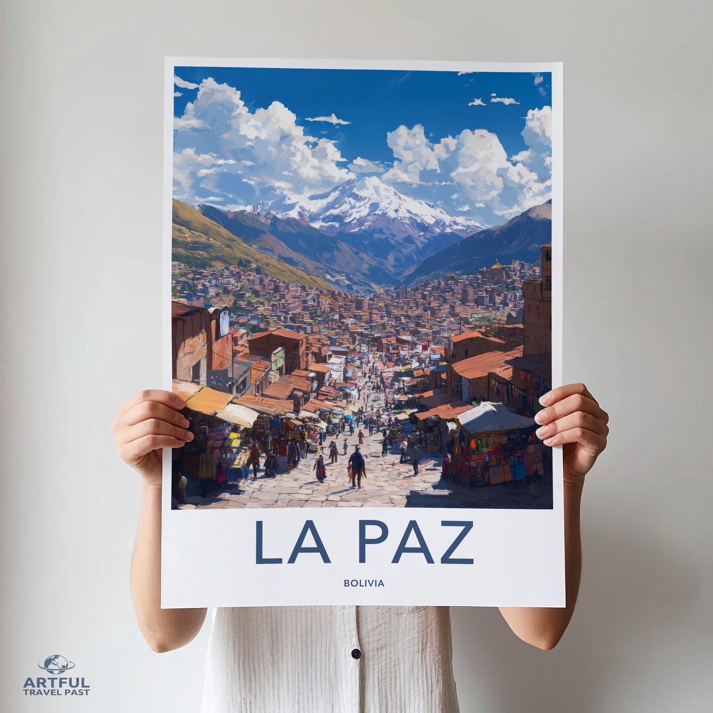 La Paz Poster - Bolivia Wall Art