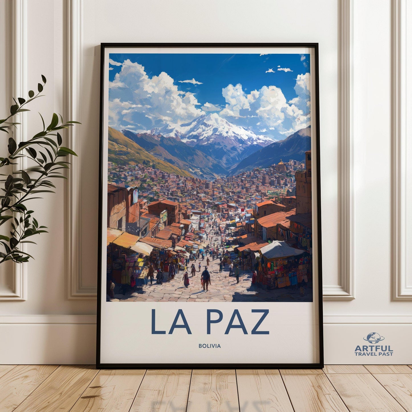La Paz Poster - Bolivia Wall Art