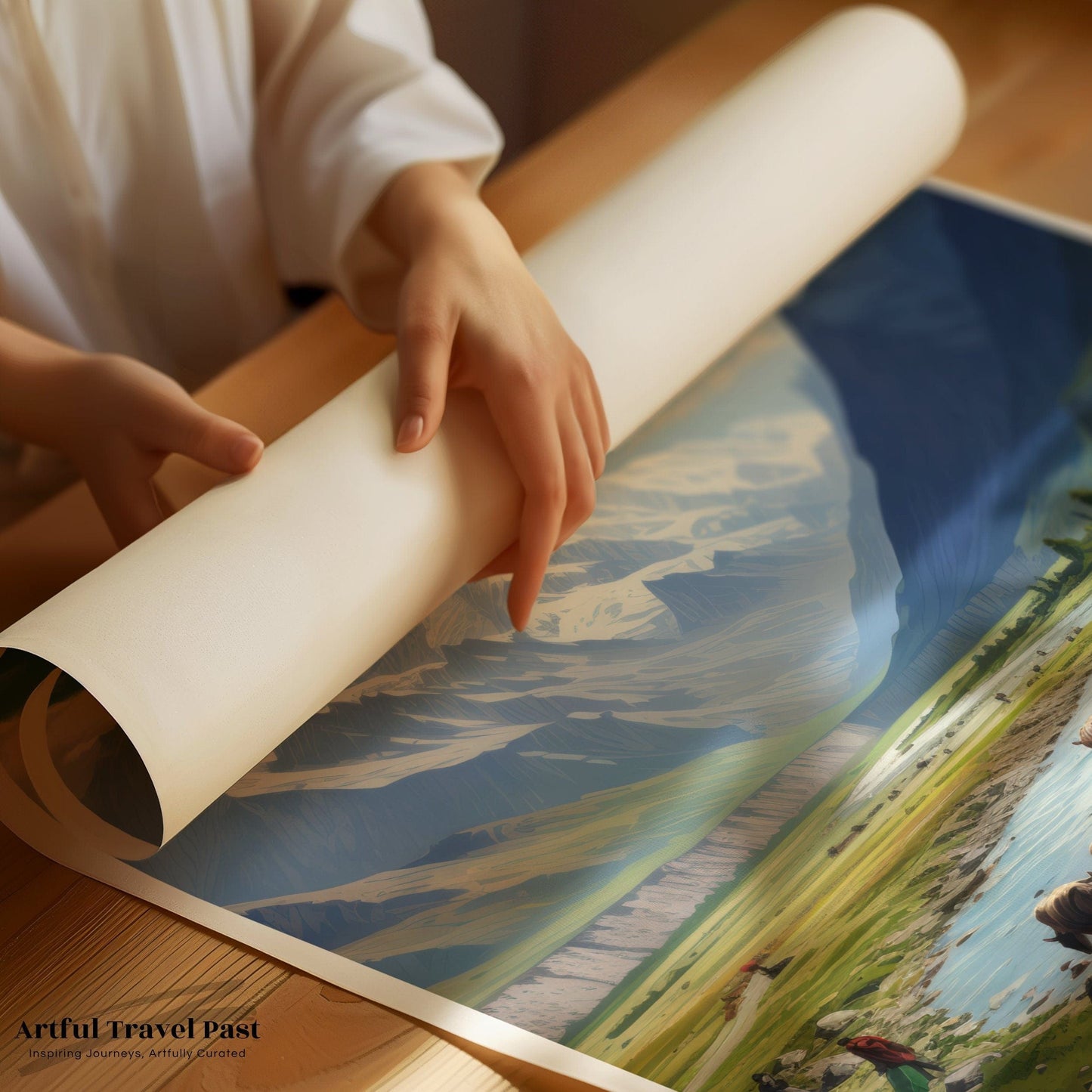 Ladakh Poster | Himalayas Wall Art | India Decor