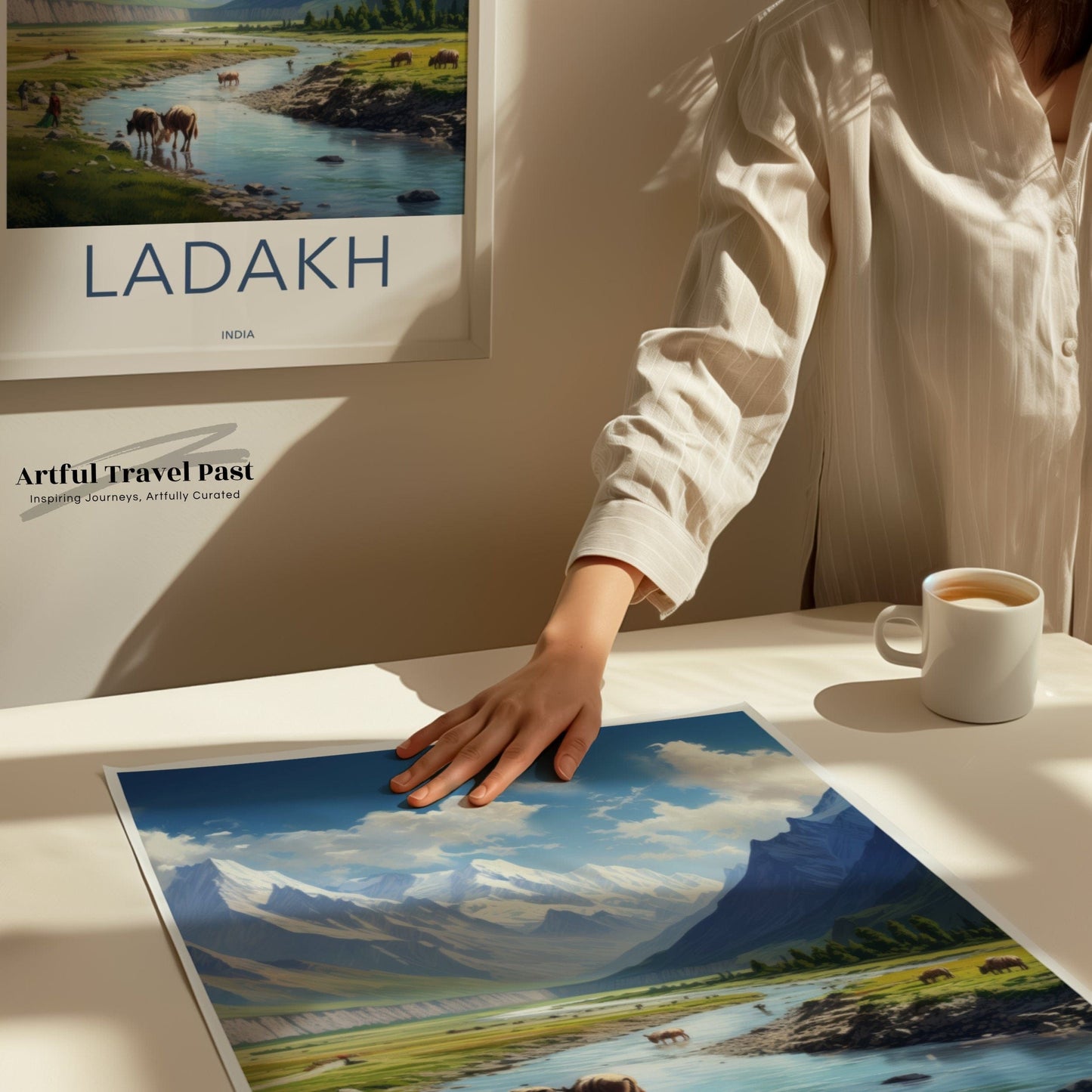 Ladakh Poster | Himalayas Wall Art | India Decor
