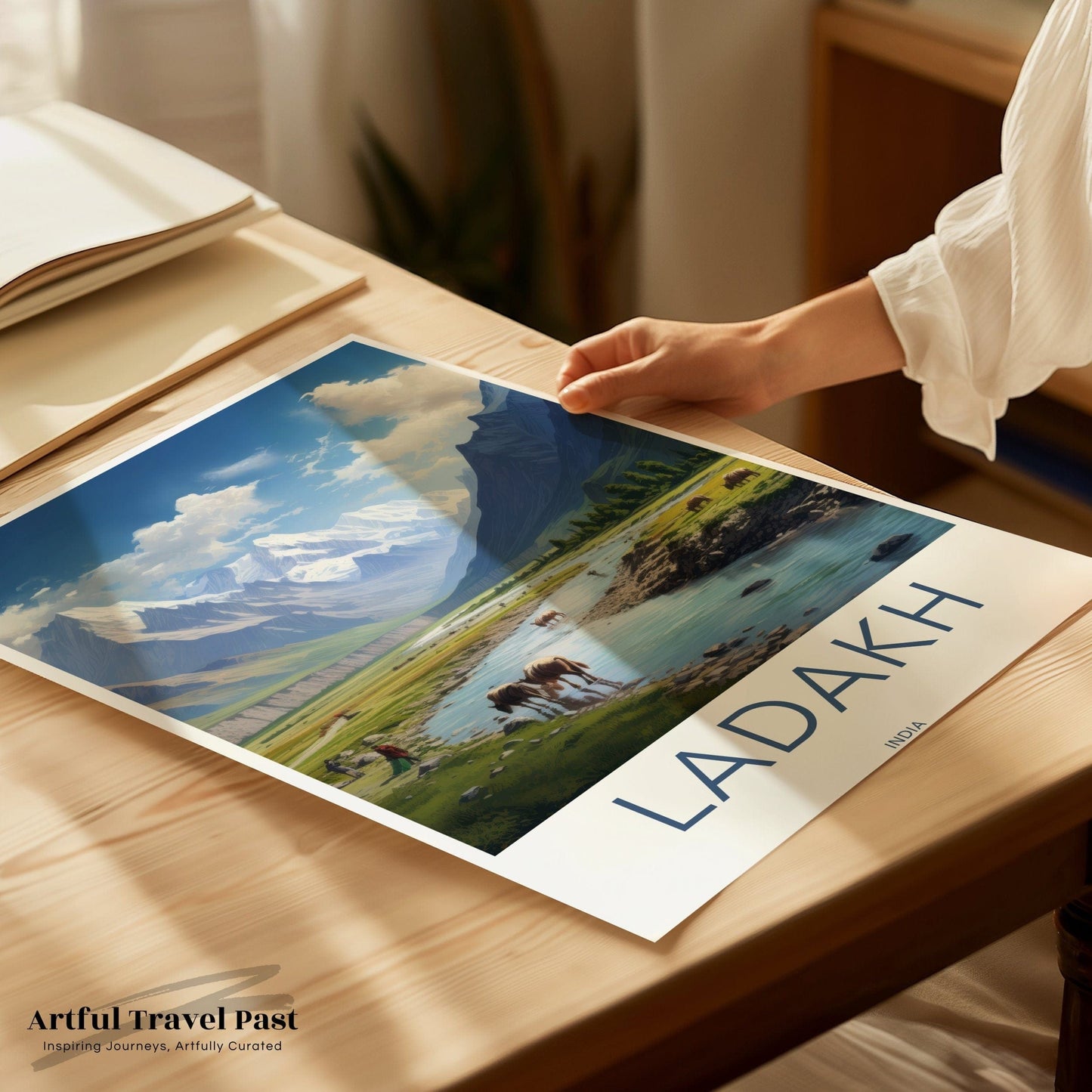 Ladakh Poster | Himalayas Wall Art | India Decor