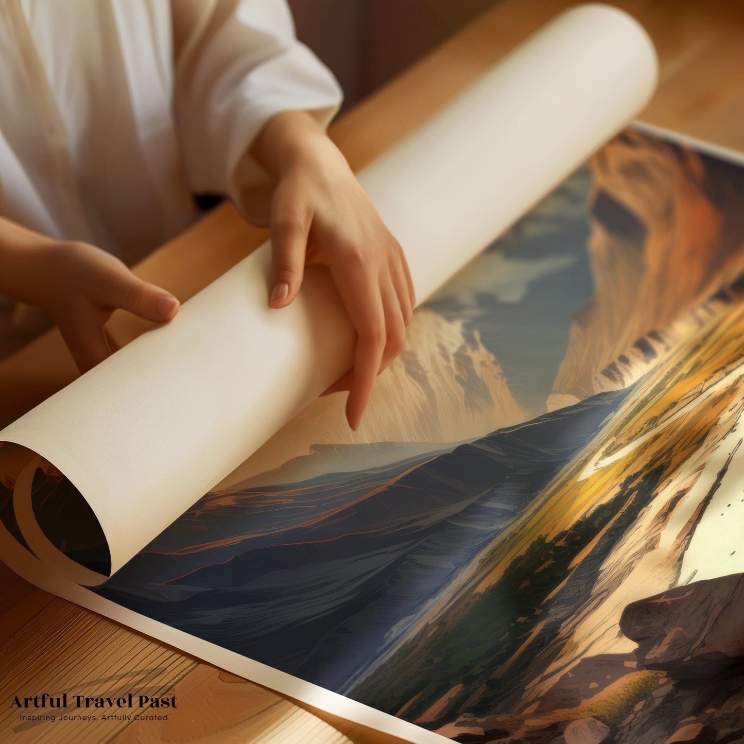Ladakh Poster | India Wall Art | South Asia Decor