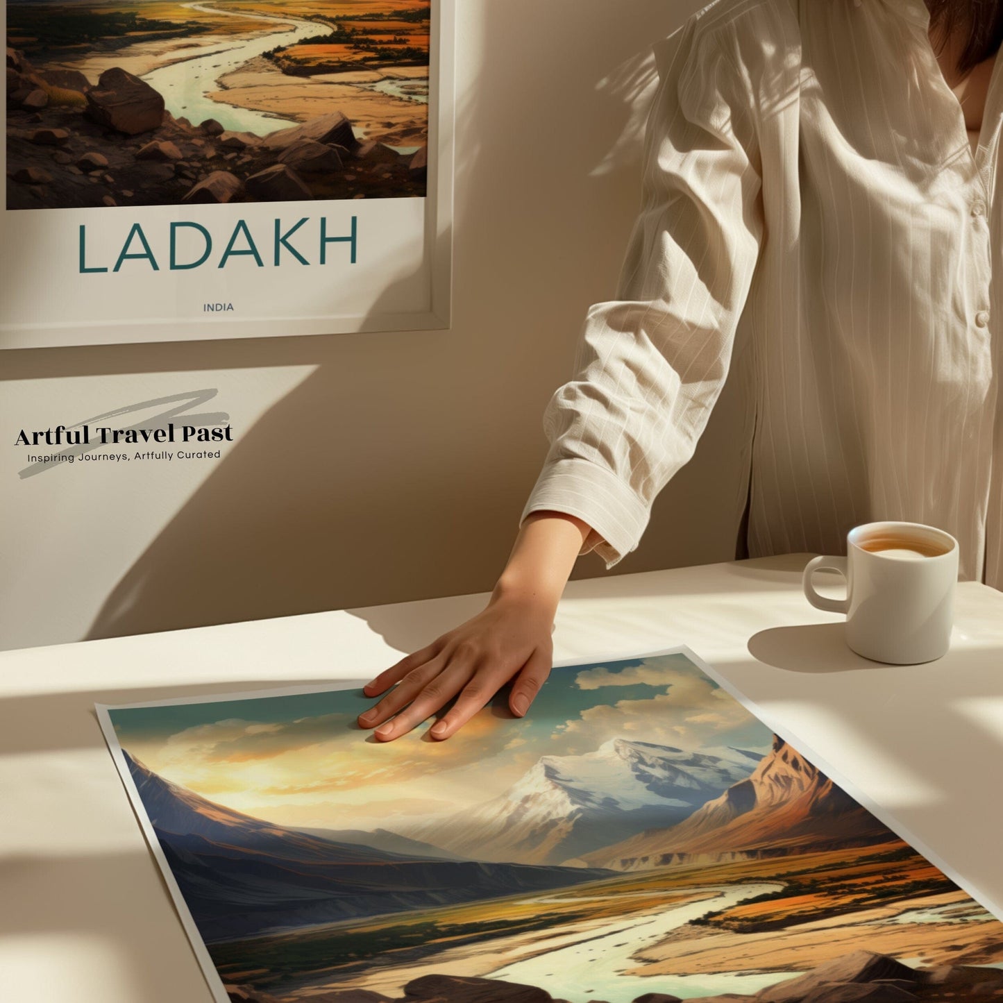 Ladakh Poster | India Wall Art | South Asia Decor