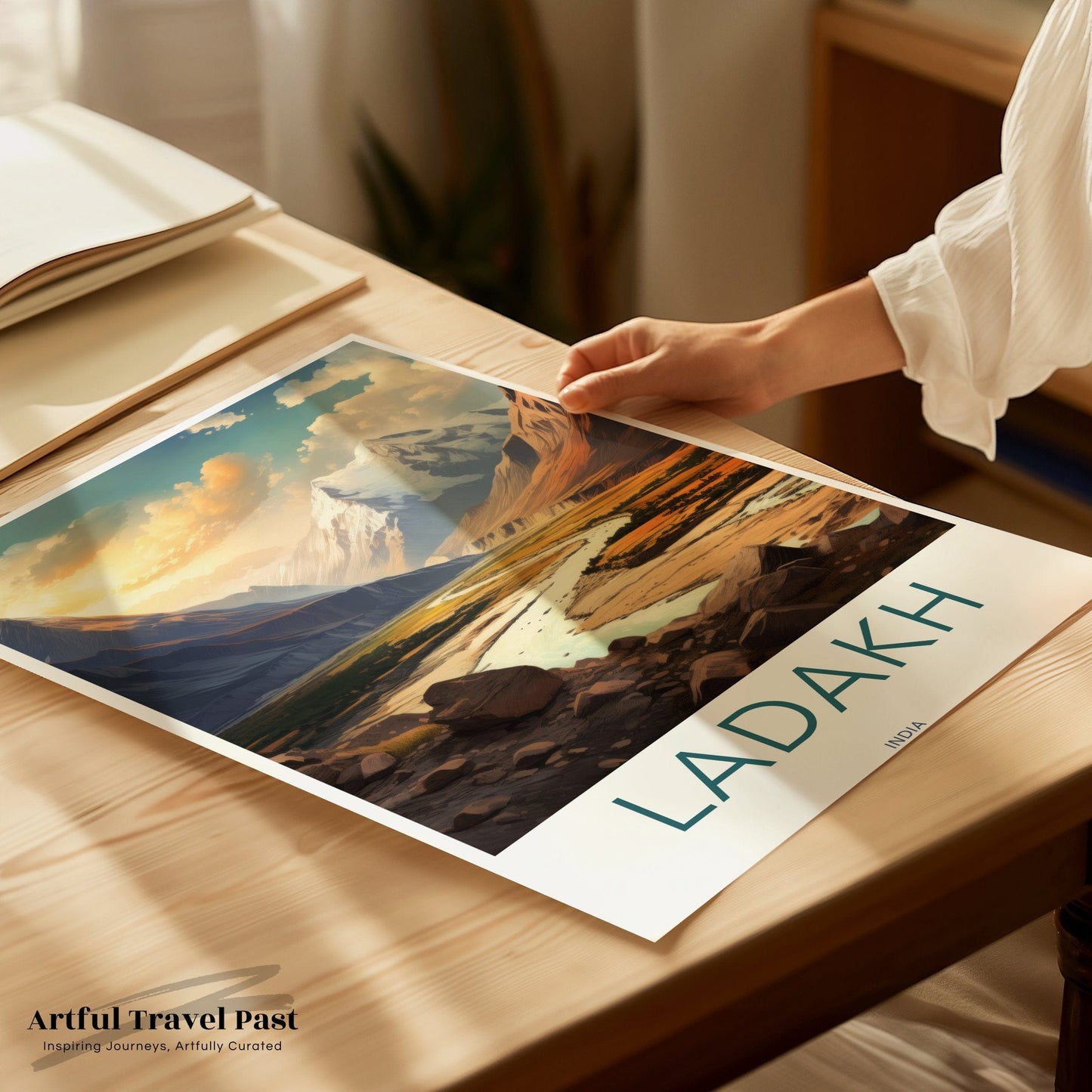 Ladakh Poster | India Wall Art | South Asia Decor
