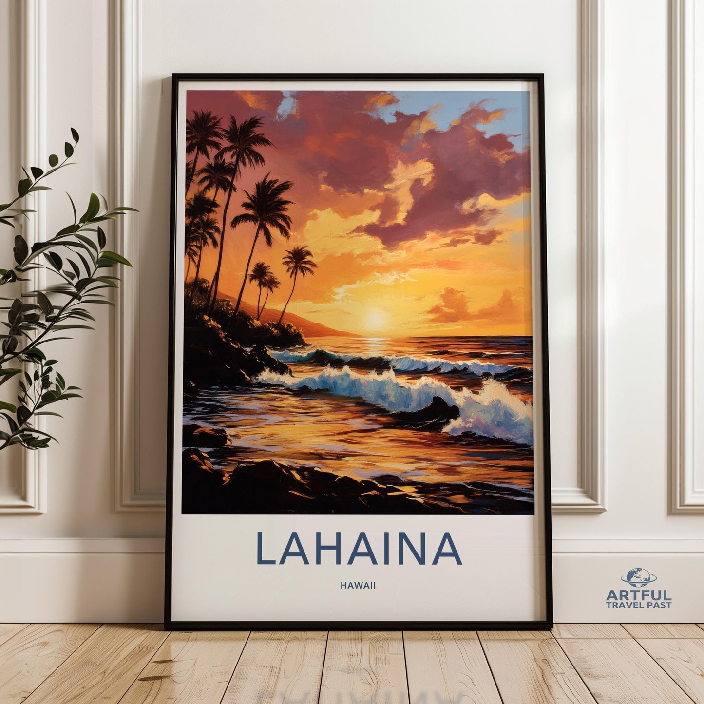 Lahaina Poster - Hawaii Wall Art