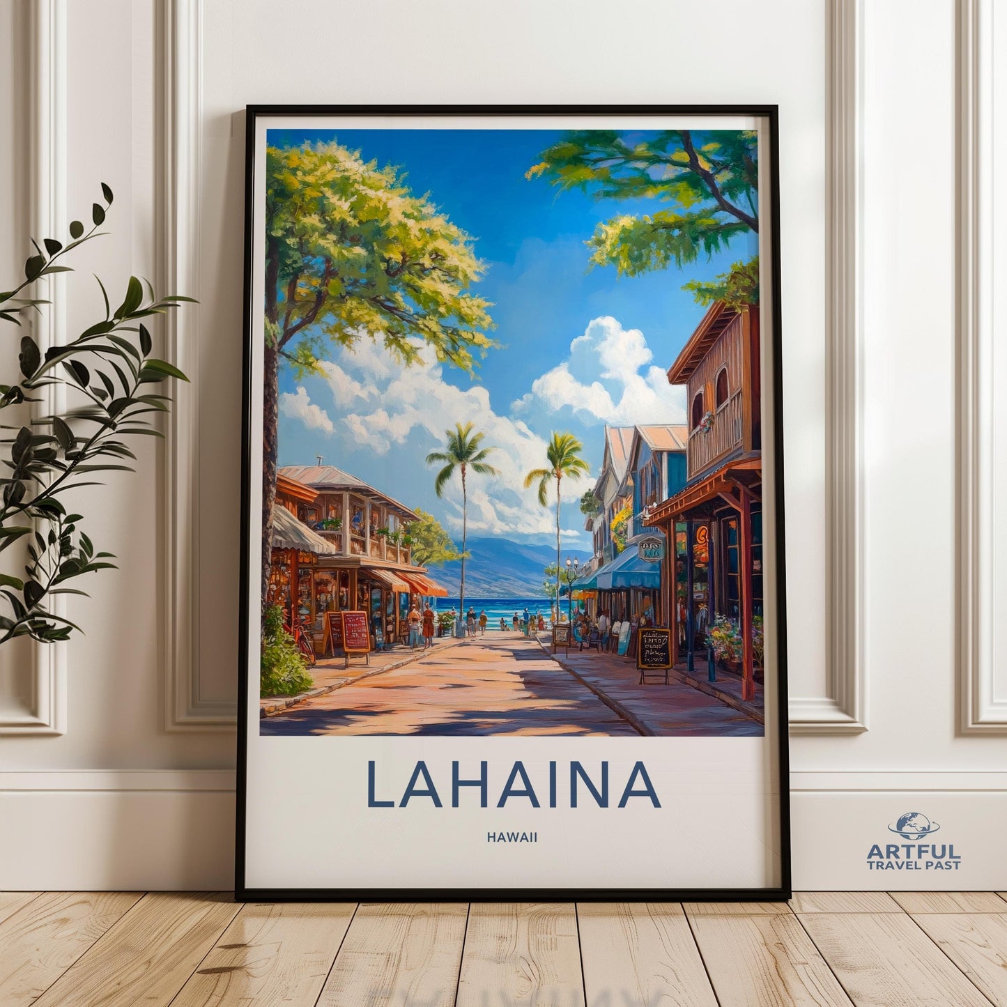 Lahaina Poster - Hawaii Wall Art