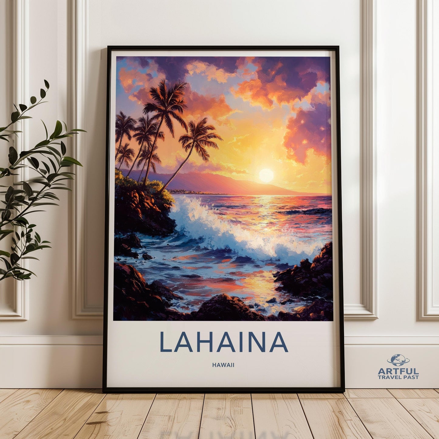 Lahaina Poster - Hawaii Wall Art
