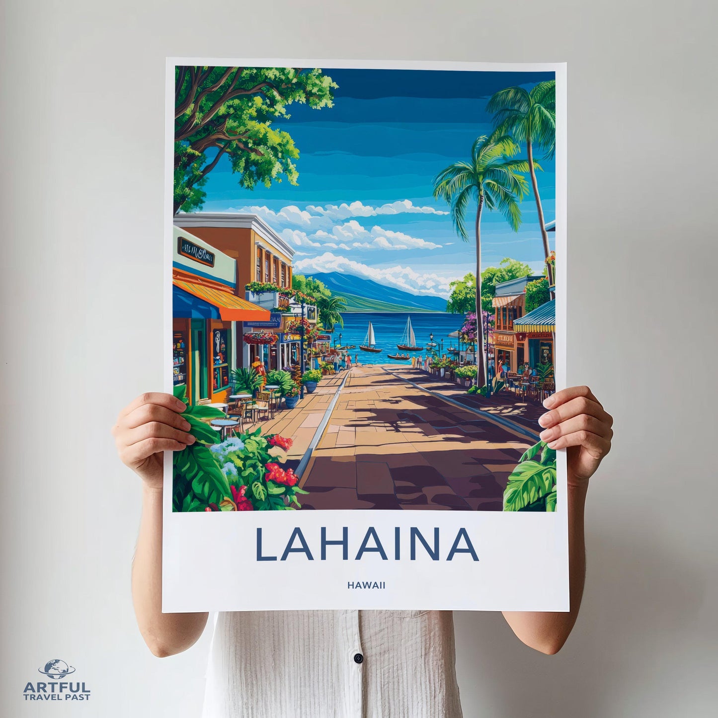 Lahaina Poster - Hawaii Wall Art