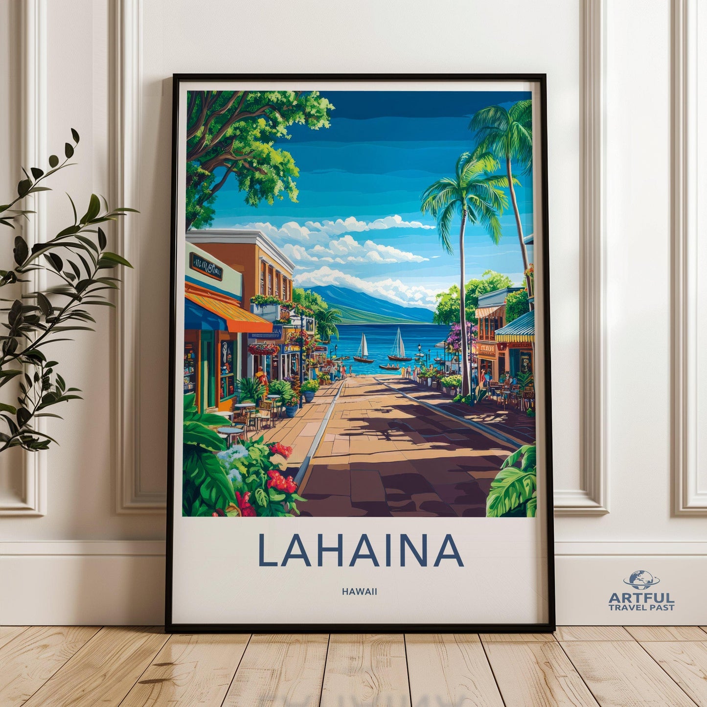 Lahaina Poster - Hawaii Wall Art
