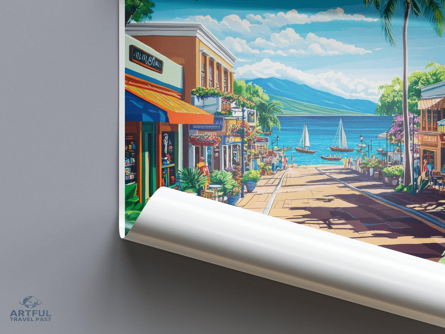 Lahaina Poster - Hawaii Wall Art