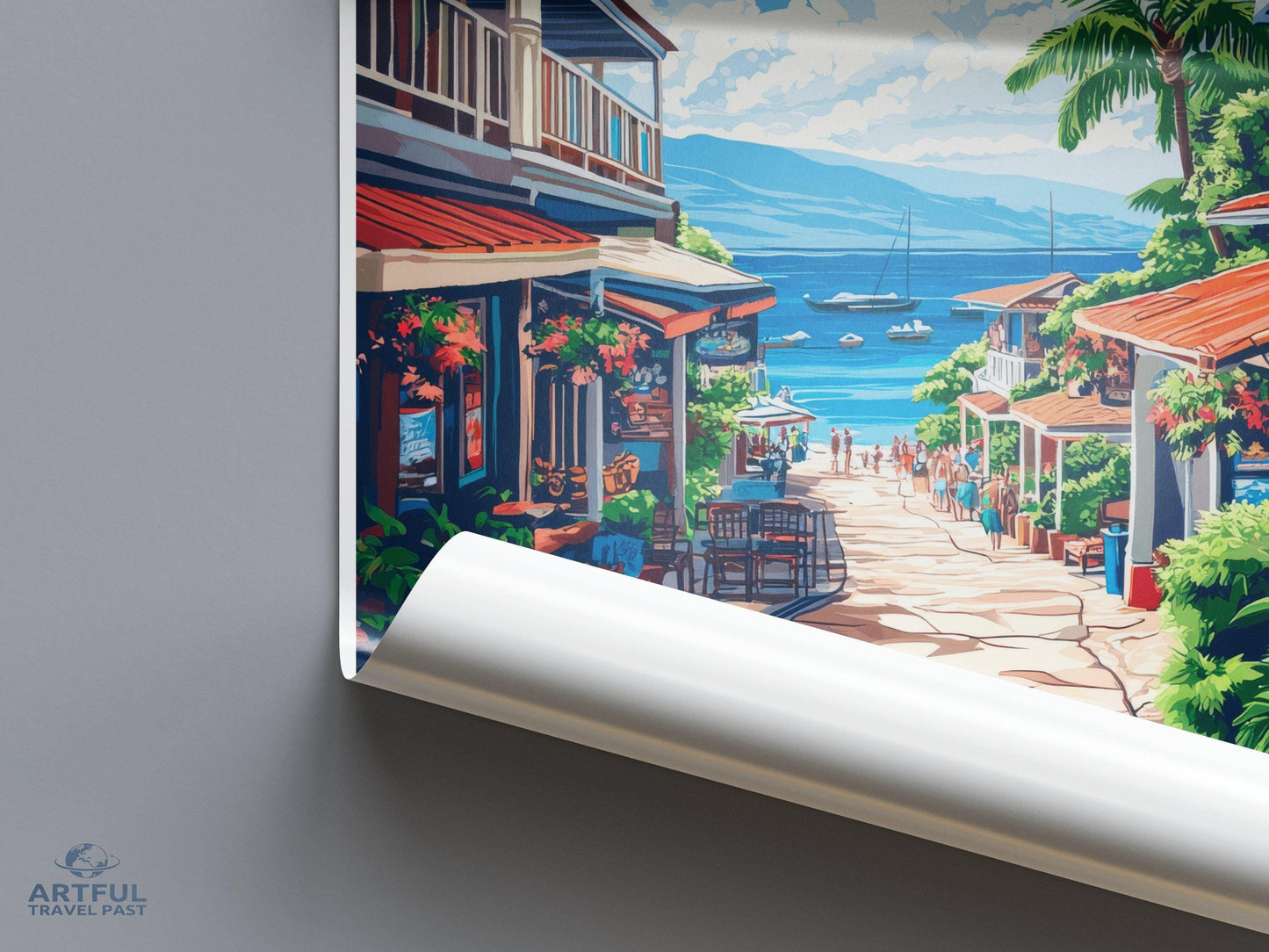Lahaina Poster - Hawaii Wall Art