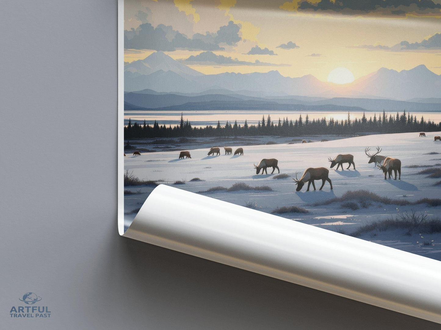Lake Baikal Poster | Russia Wall Art | Eastern Europe Art