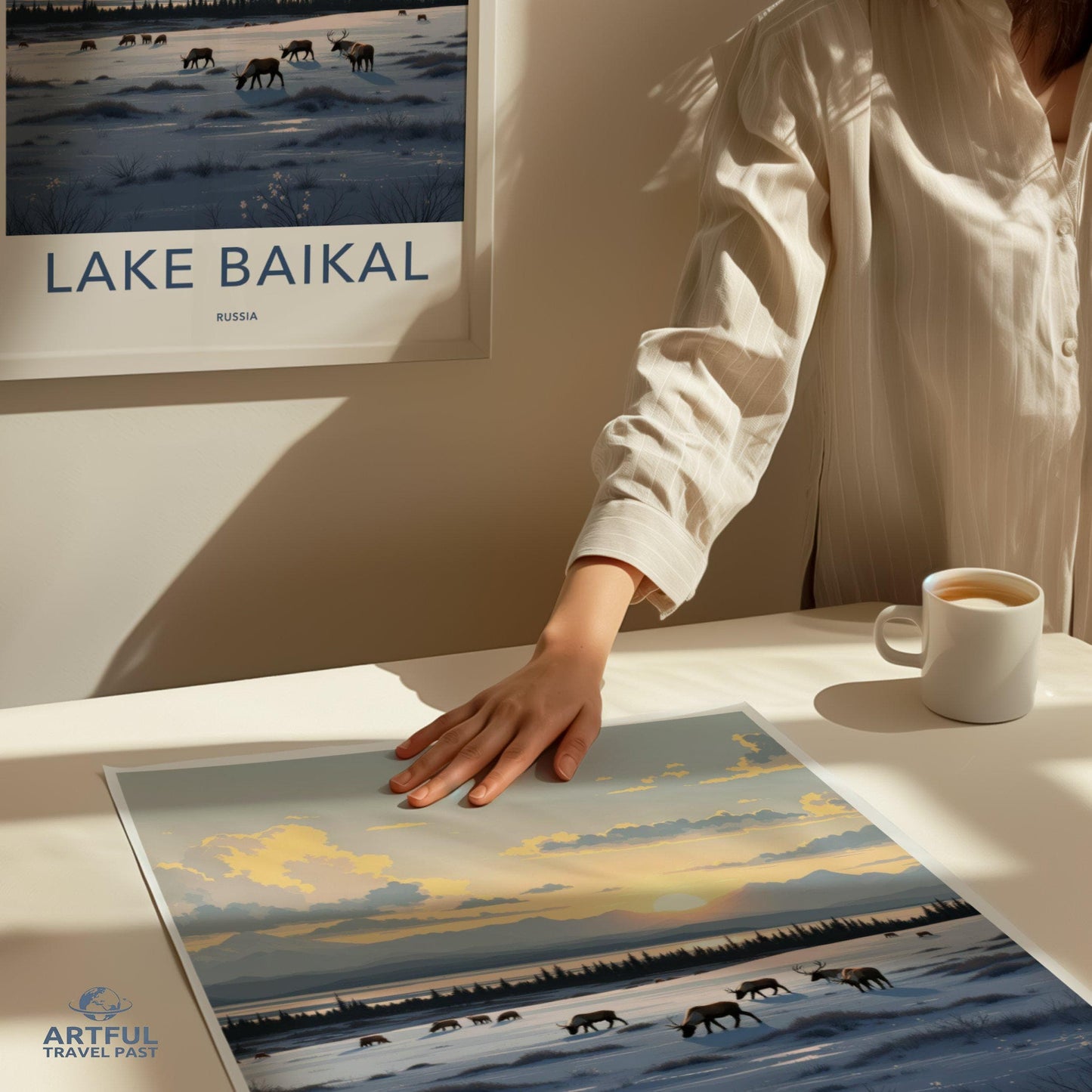 Lake Baikal Poster | Russia Wall Art | Eastern Europe Art