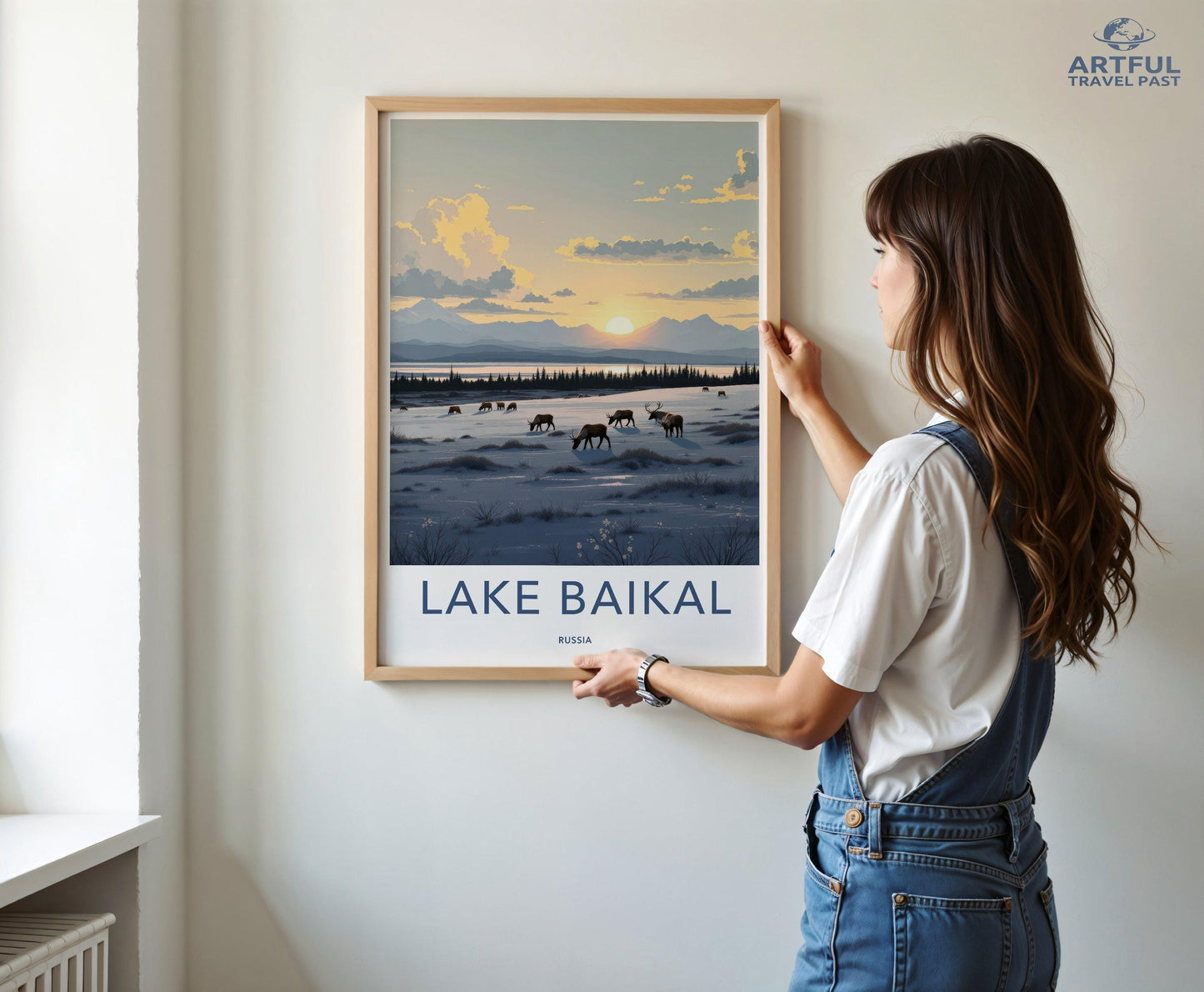 Lake Baikal Poster | Russia Wall Art | Eastern Europe Art