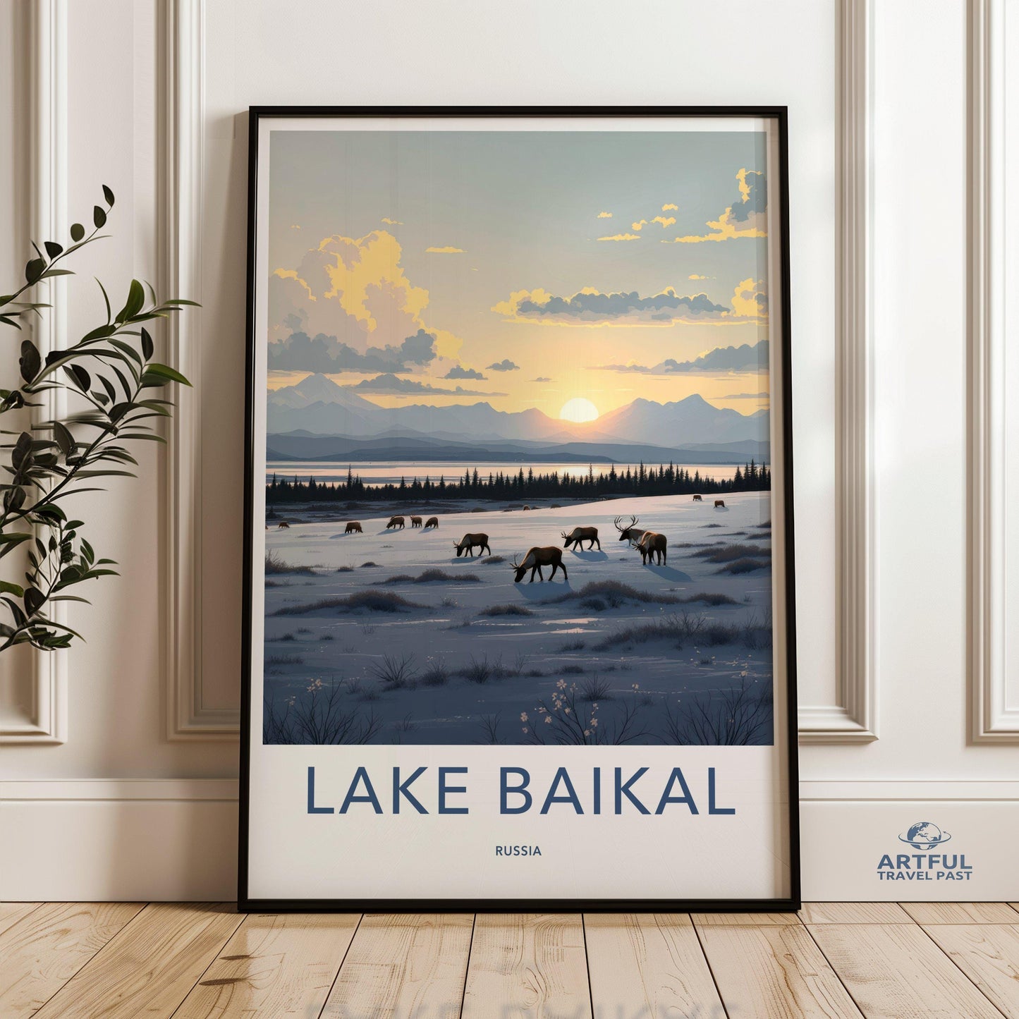 Lake Baikal Poster | Russia Wall Art | Eastern Europe Art