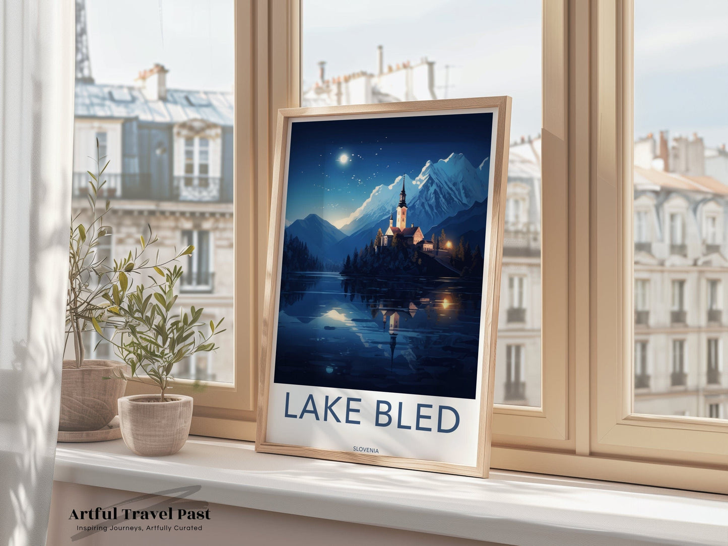 Lake Bled Poster | Slovenia Wall Art | Eastern Europe Artwork