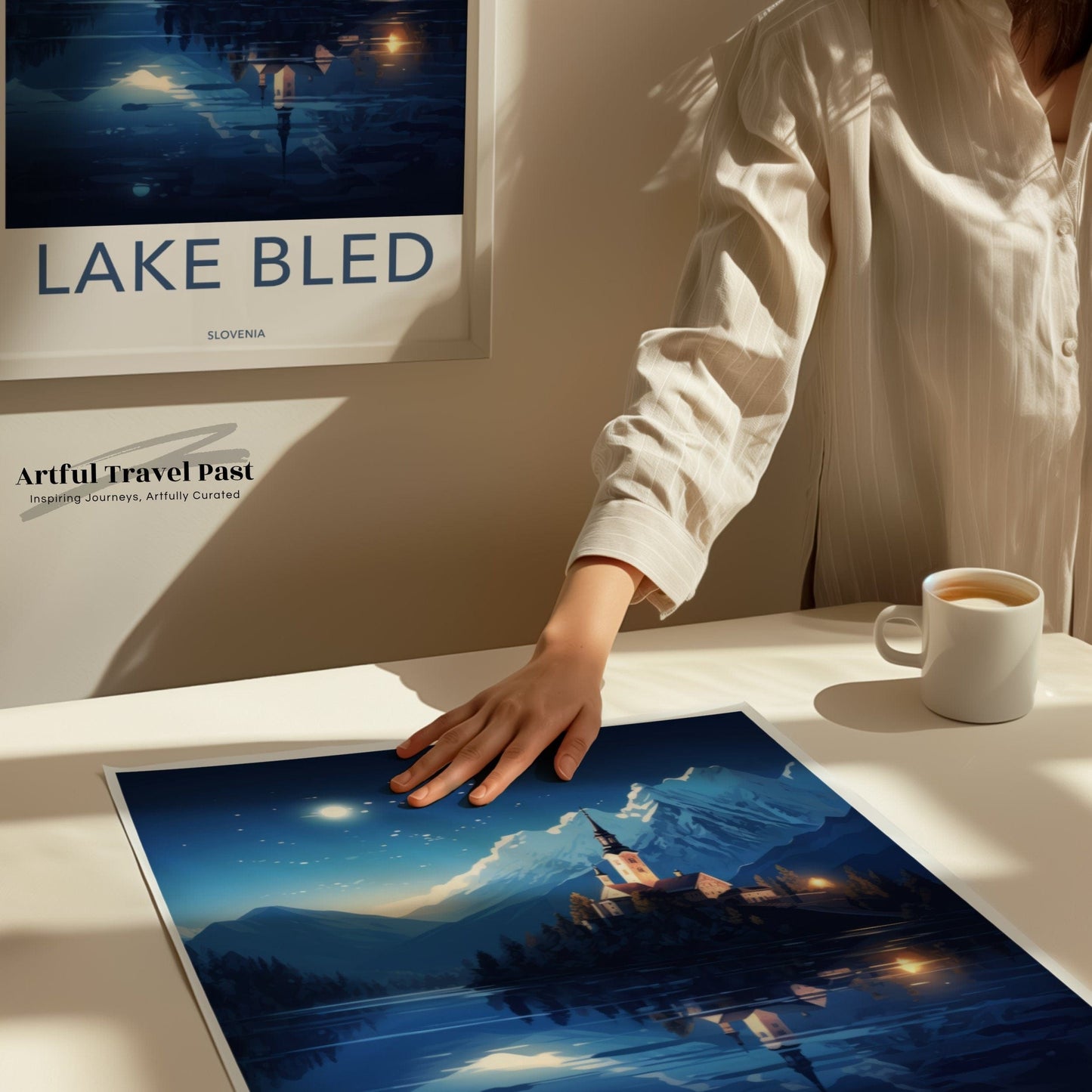 Lake Bled Poster | Slovenia Wall Art | Eastern Europe Artwork