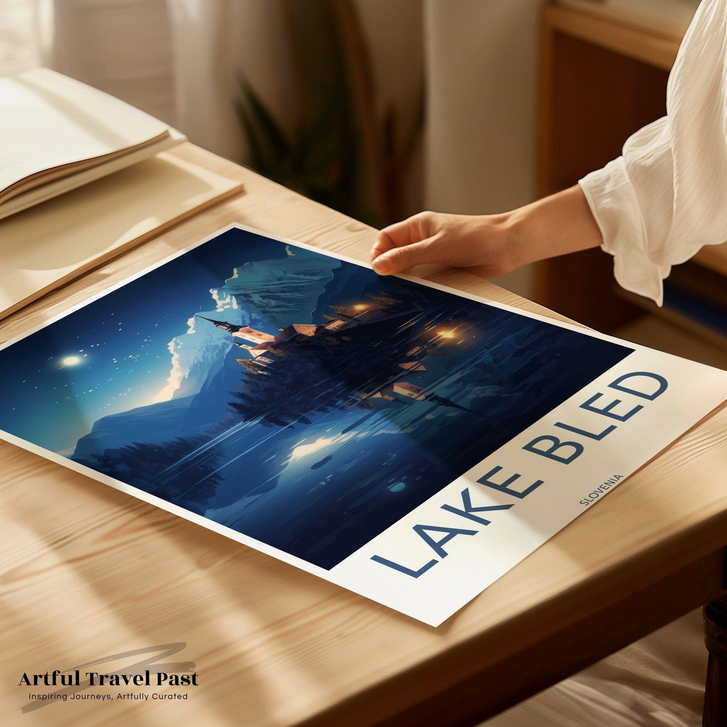 Lake Bled Poster | Slovenia Wall Art | Eastern Europe Artwork