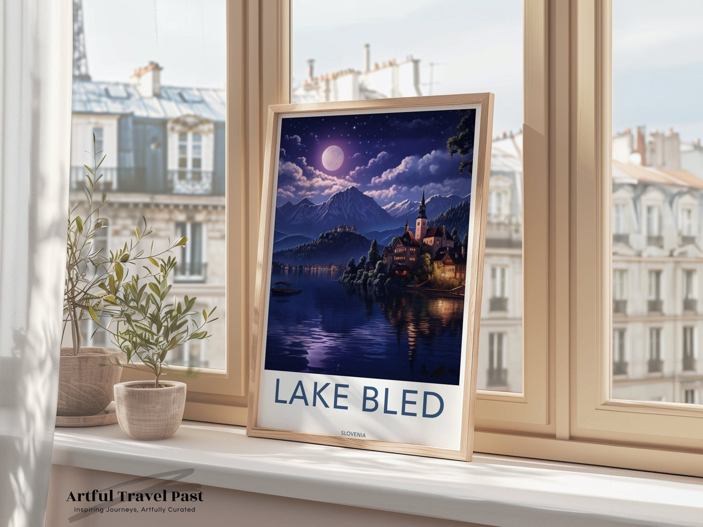 Lake Bled Poster | Slovenia Wall Art | Eastern Europe Decor