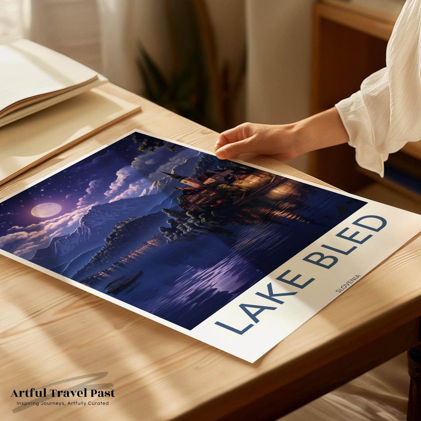 Lake Bled Poster | Slovenia Wall Art | Eastern Europe Decor
