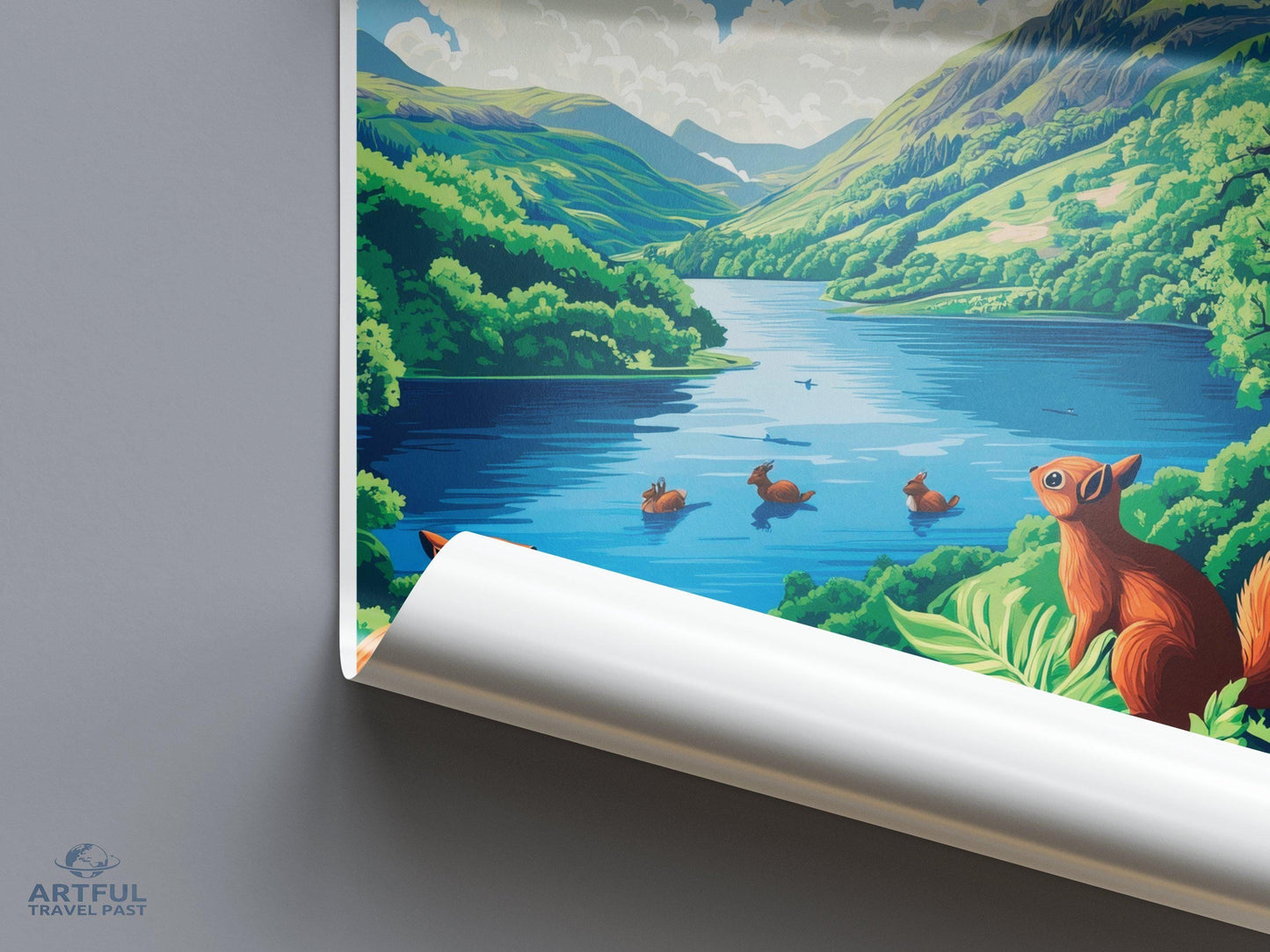 Lake District Poster - England Wall Art