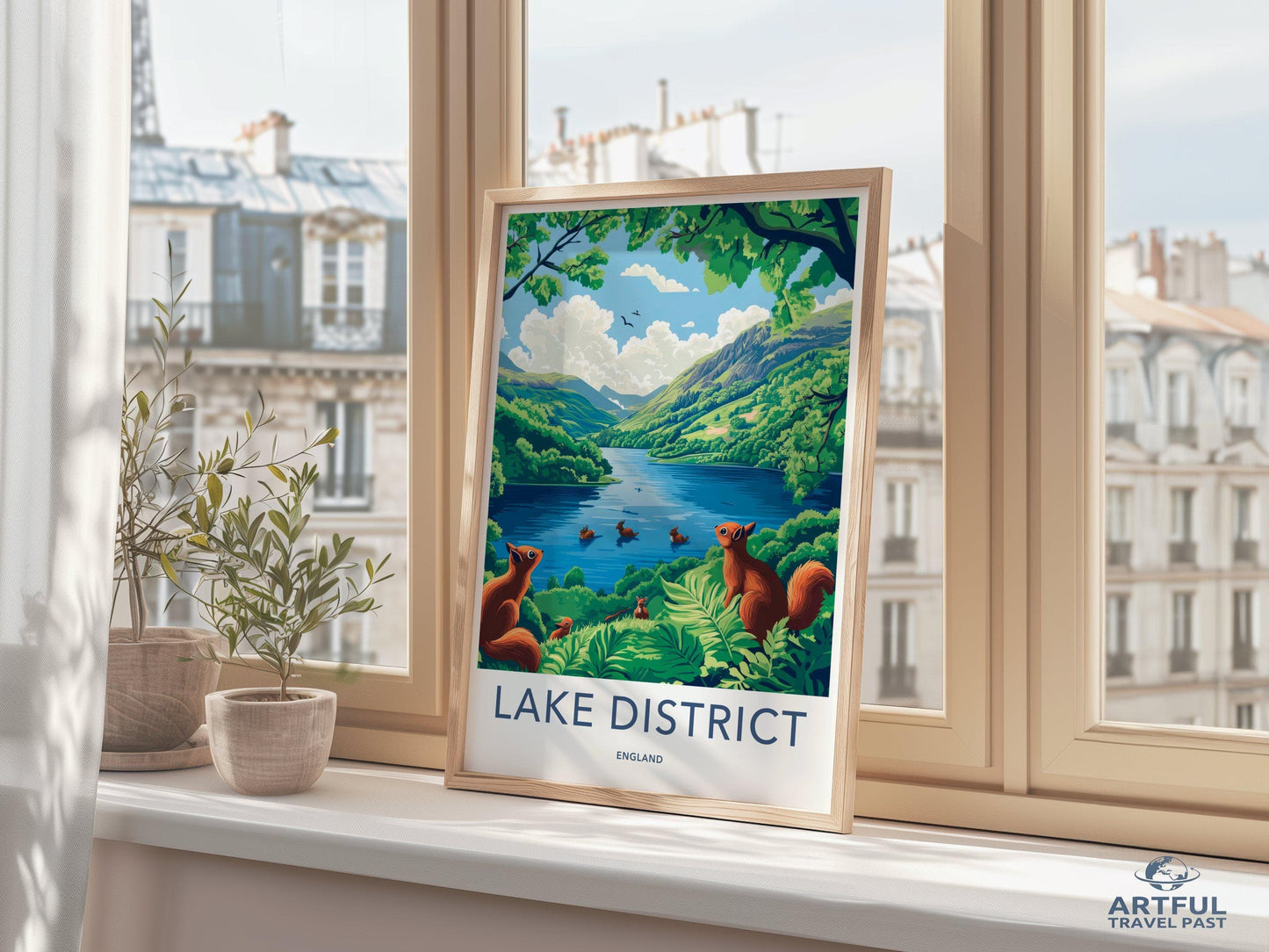 Lake District Poster - England Wall Art