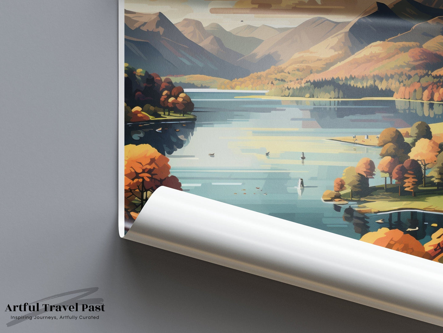 Lake District Poster - England Wall Art