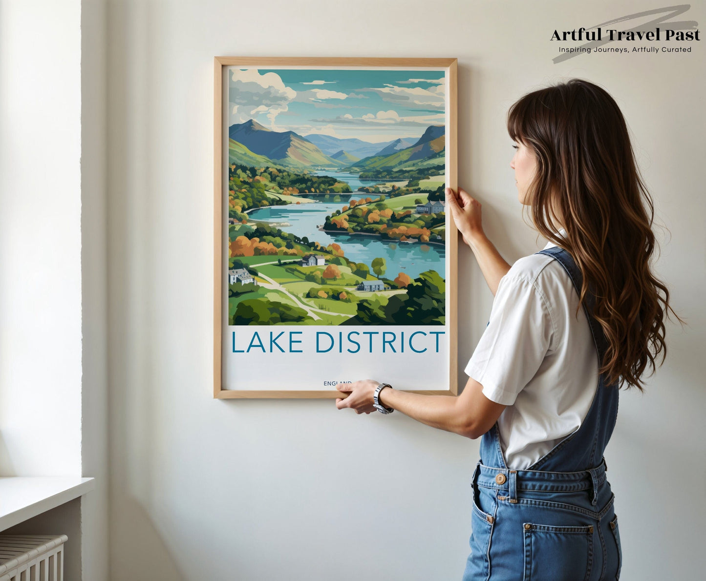 Lake District Poster | England Wall Art | UK Decor