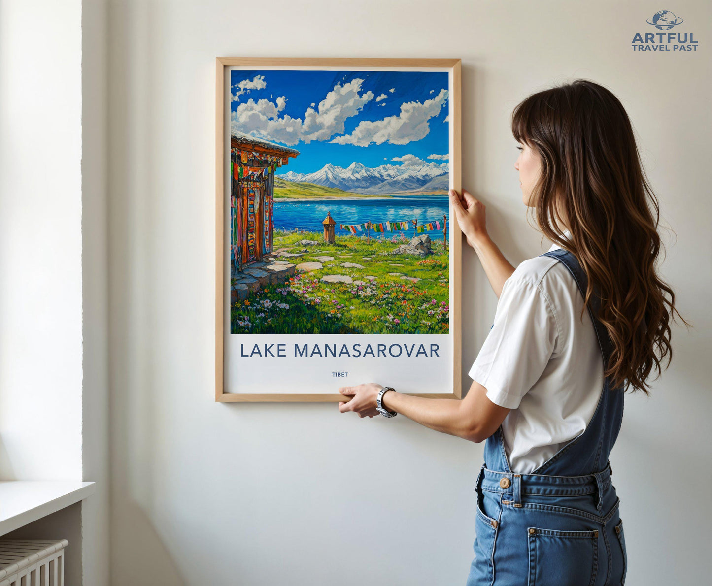 Lake Manasarovar Poster - Tibet Wall Art