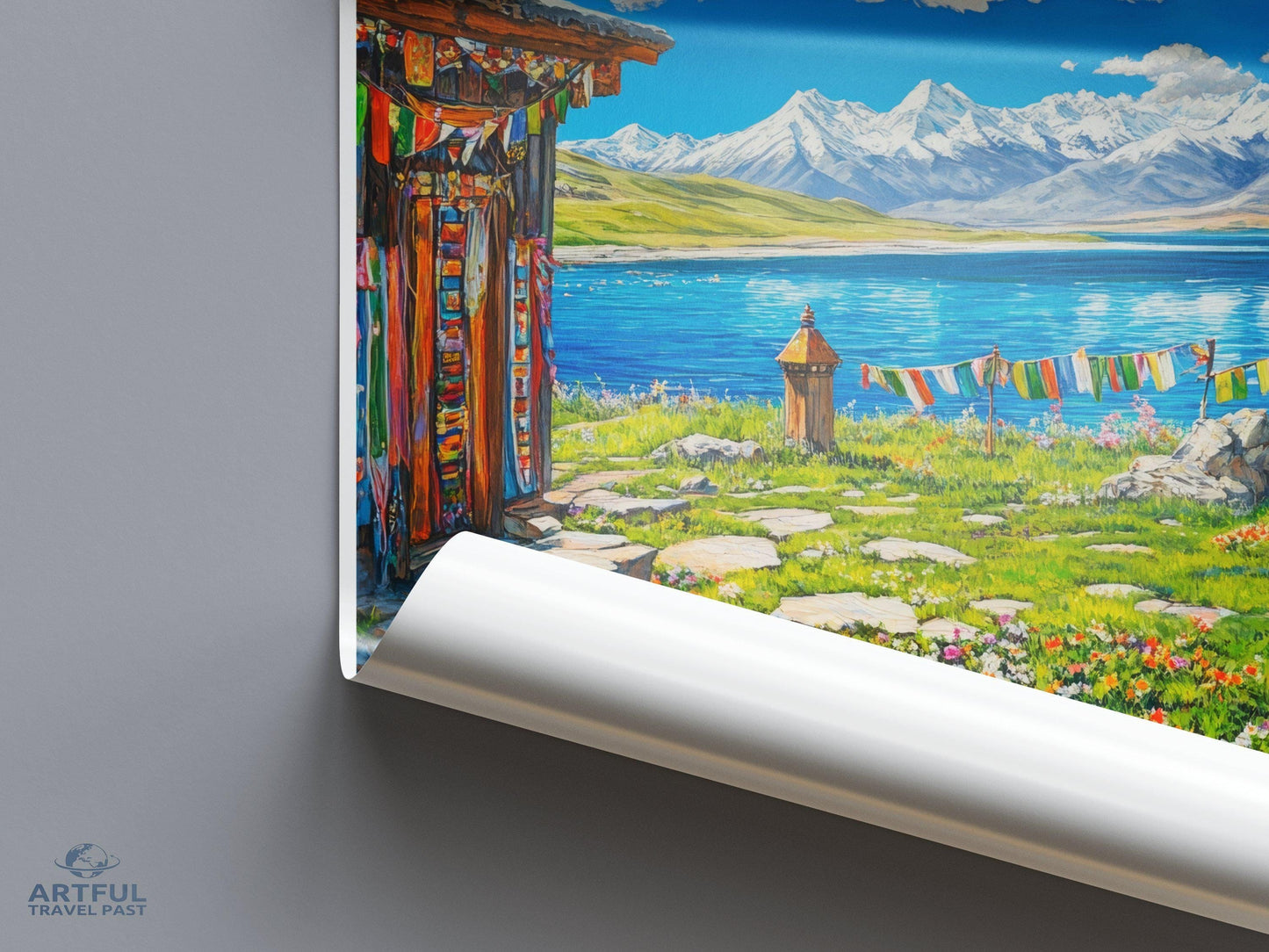 Lake Manasarovar Poster - Tibet Wall Art