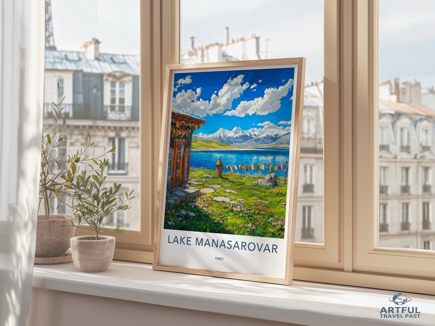 Lake Manasarovar Poster - Tibet Wall Art