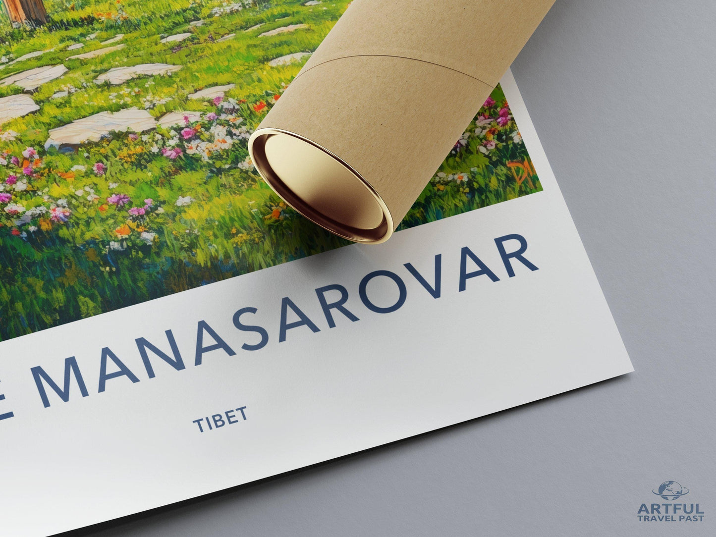 Lake Manasarovar Poster - Tibet Wall Art