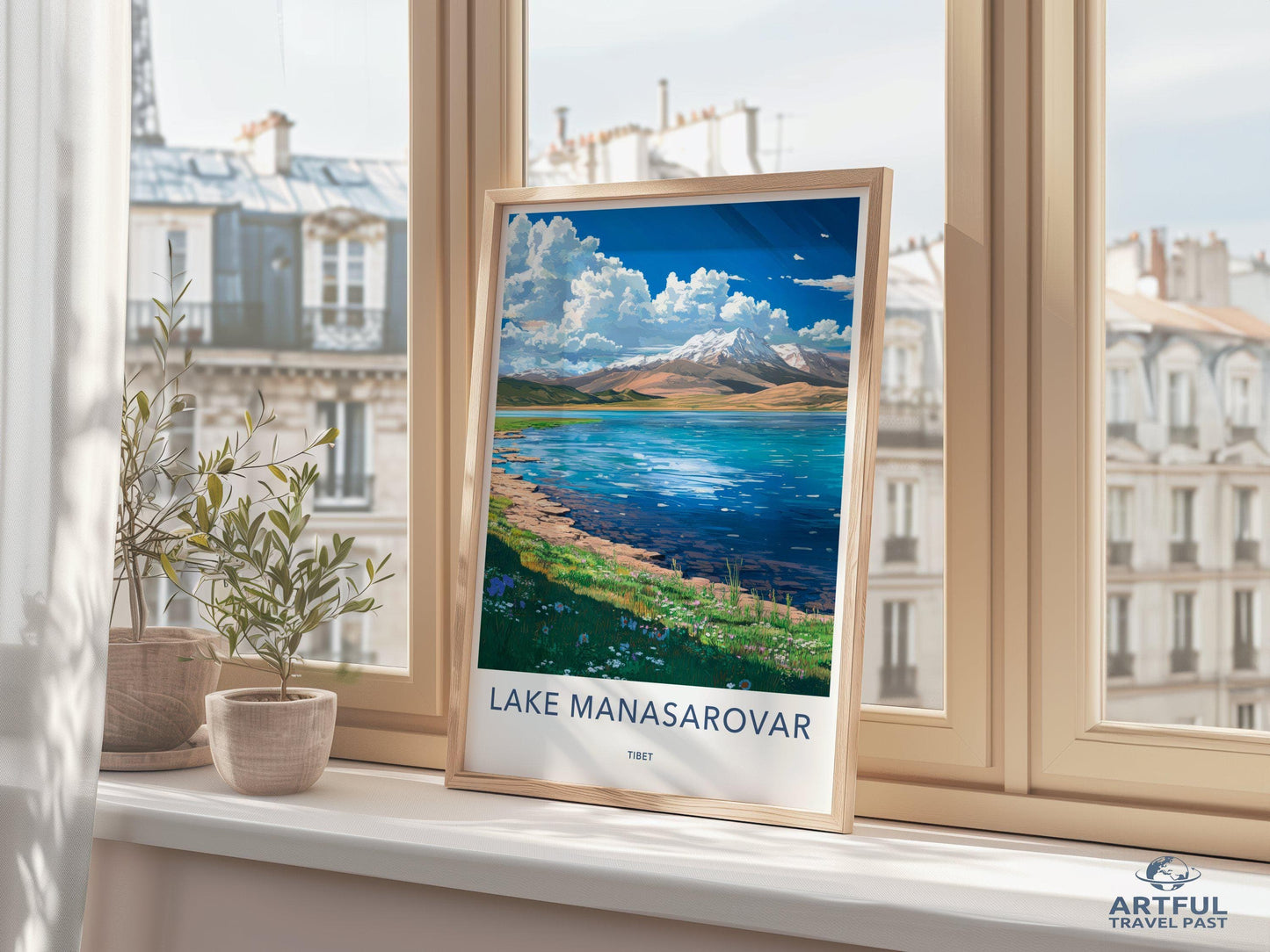 Lake Manasarovar Poster - Tibet Wall Art