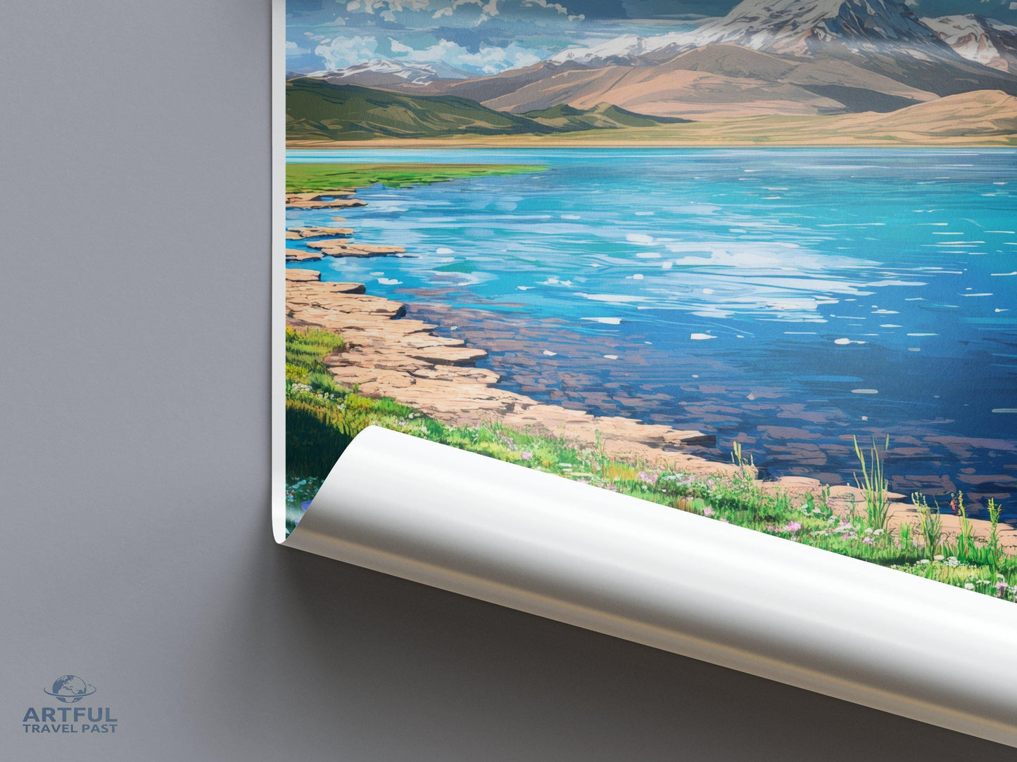 Lake Manasarovar Poster - Tibet Wall Art