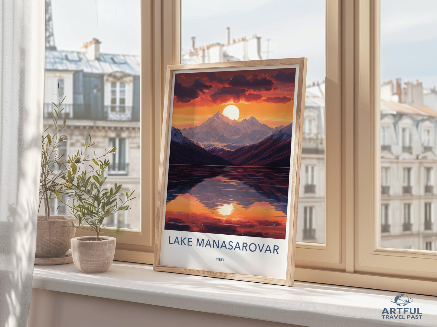 Lake Manasarovar Poster - Tibet Wall Art
