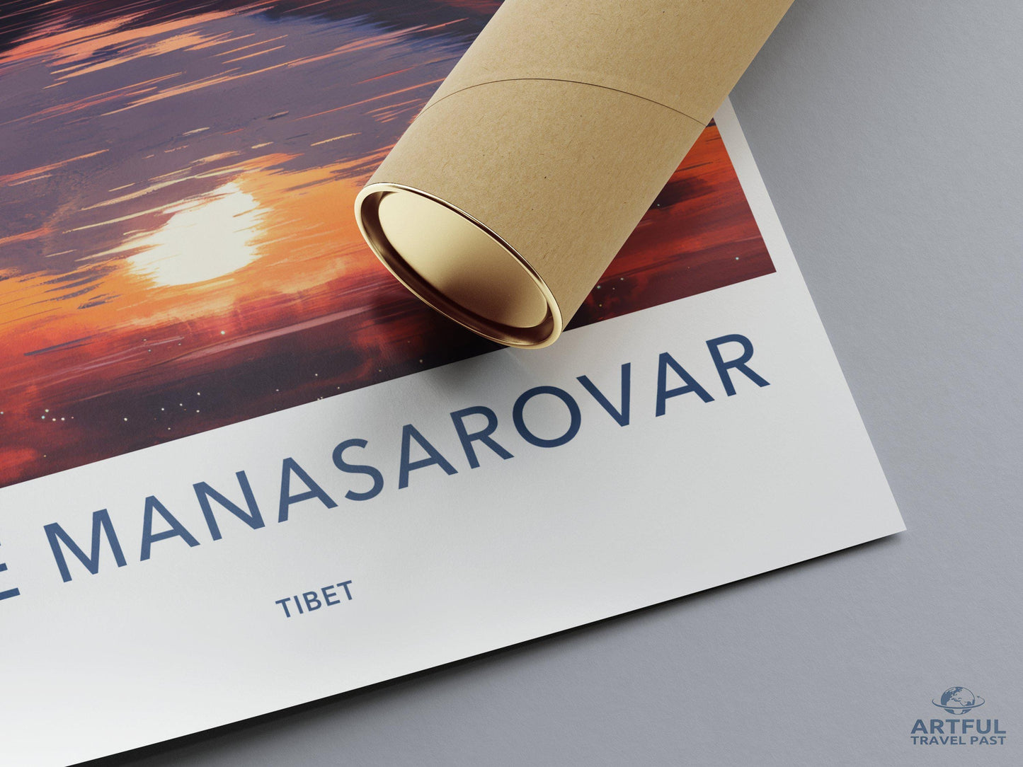 Lake Manasarovar Poster - Tibet Wall Art