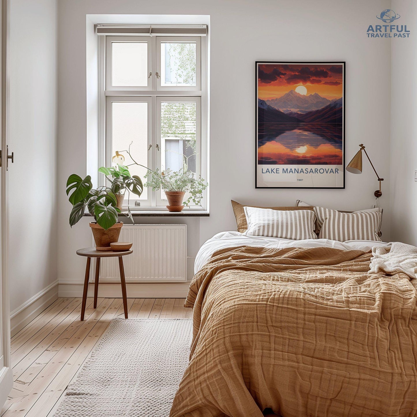 Lake Manasarovar Poster - Tibet Wall Art