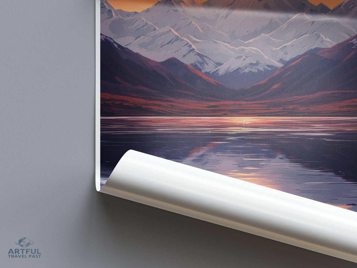 Lake Manasarovar Poster - Tibet Wall Art