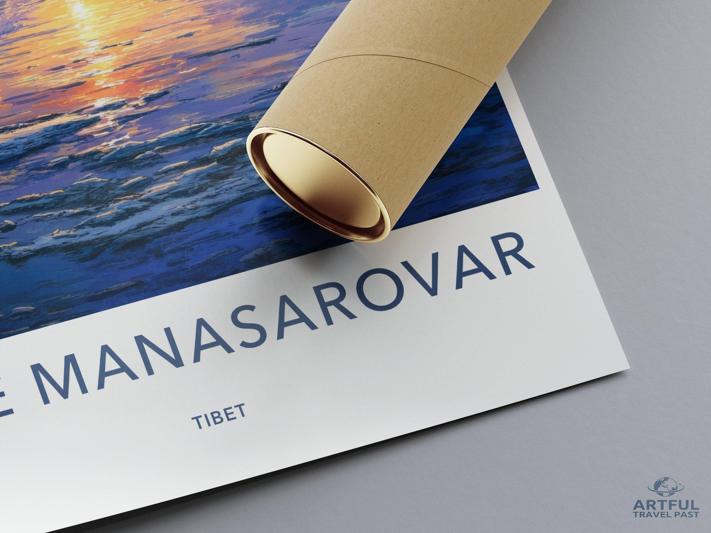 Lake Manasarovar Poster - Tibet Wall Art