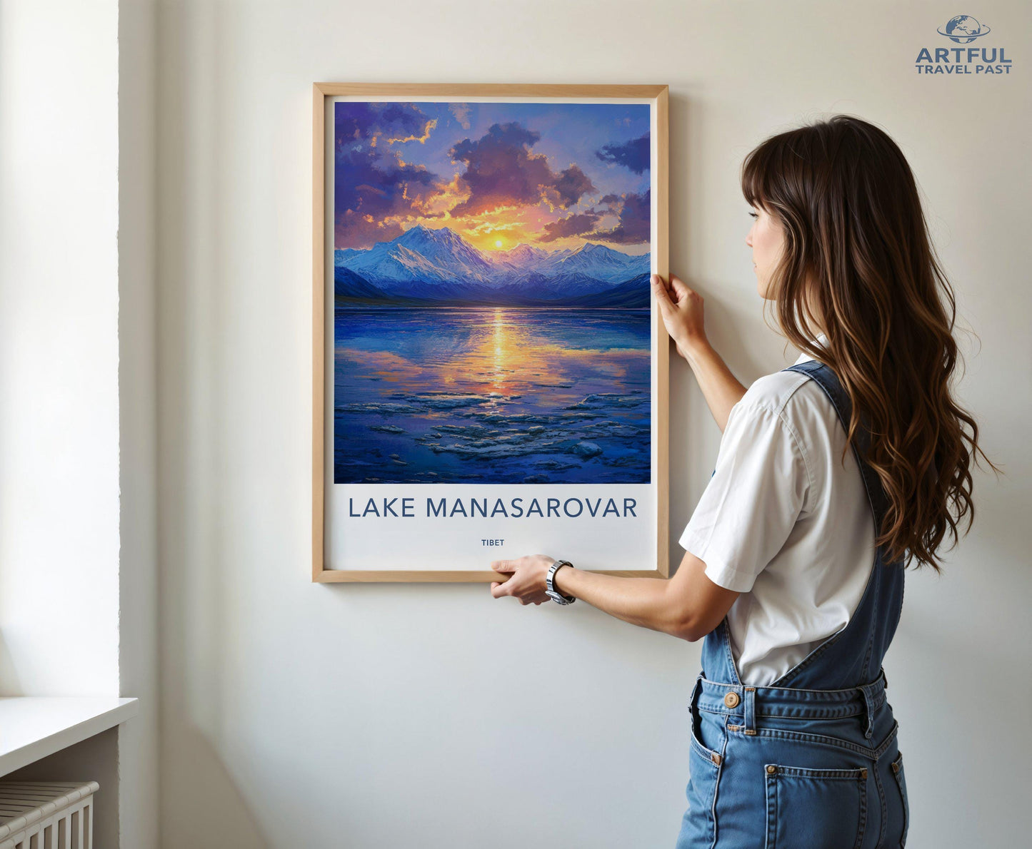 Lake Manasarovar Poster - Tibet Wall Art
