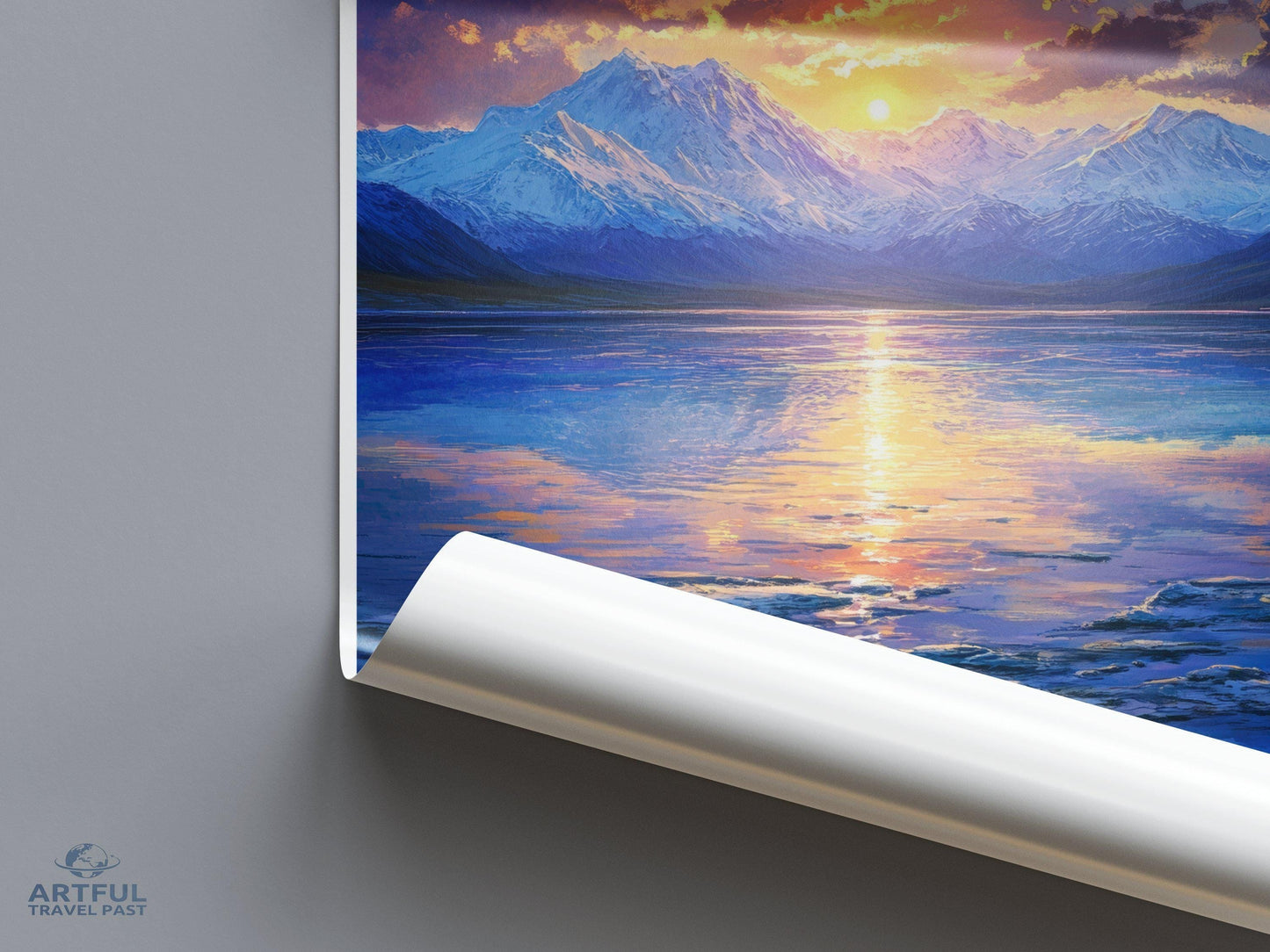 Lake Manasarovar Poster - Tibet Wall Art