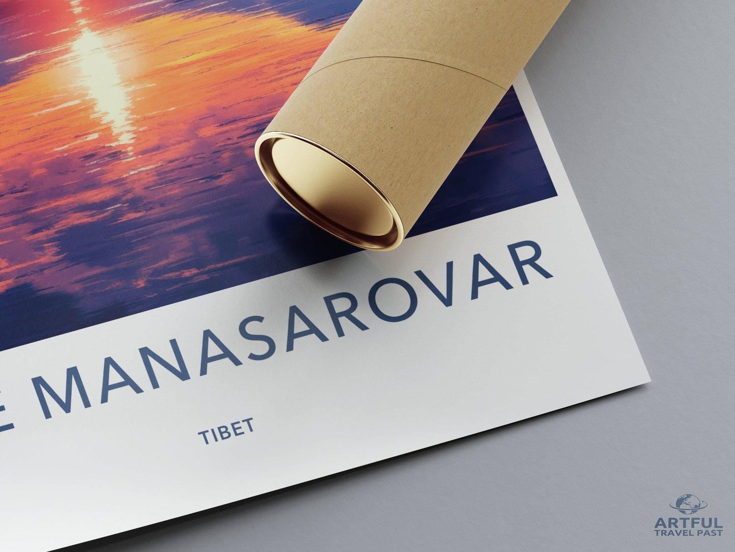 Lake Manasarovar Poster - Tibet Wall Art