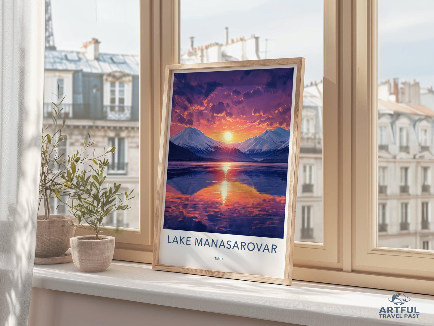 Lake Manasarovar Poster - Tibet Wall Art
