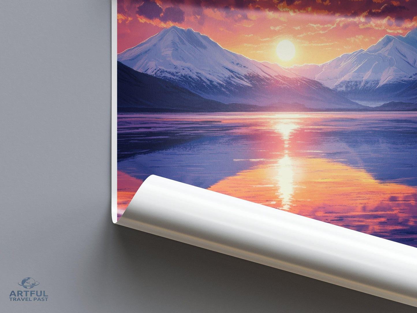 Lake Manasarovar Poster - Tibet Wall Art