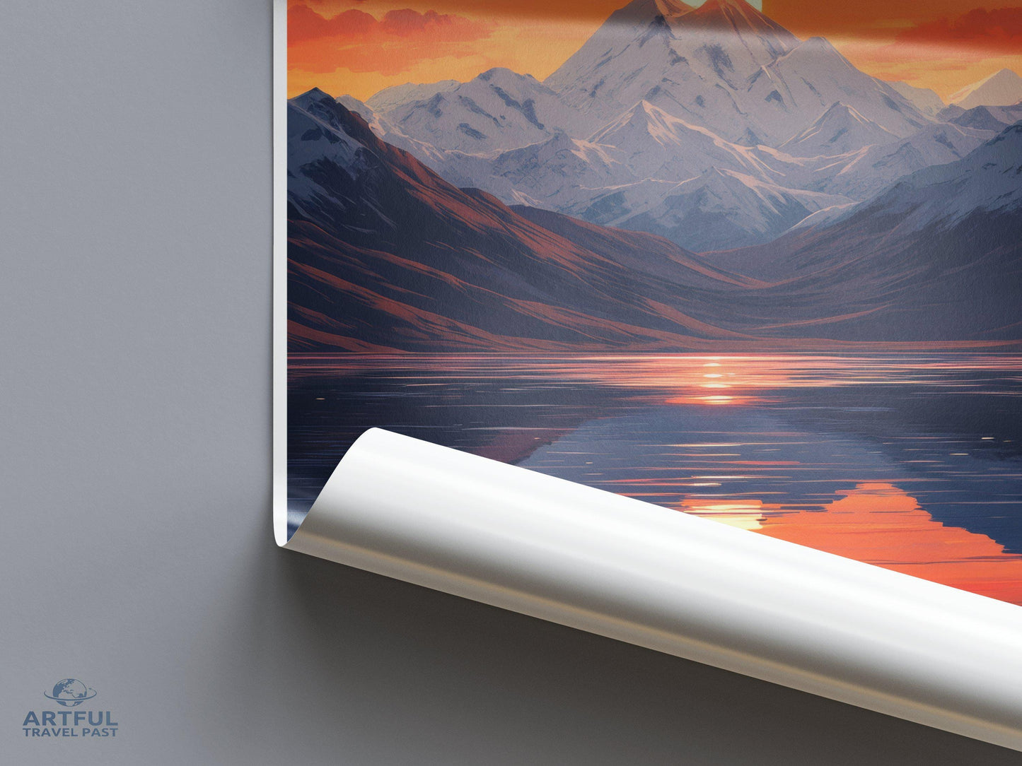 Lake Manasarovar Poster - Tibet Wall Art